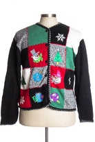 Black Ugly Christmas Cardigan 37012