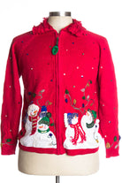 Red Ugly Christmas Cardigan 37015