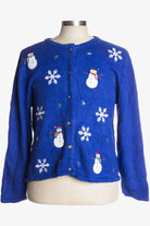 Blue Ugly Christmas Cardigan 37091
