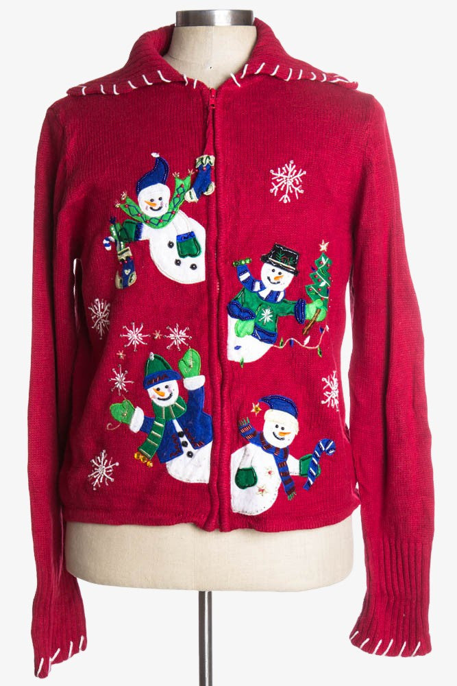 Red Ugly Christmas Cardigan 37138