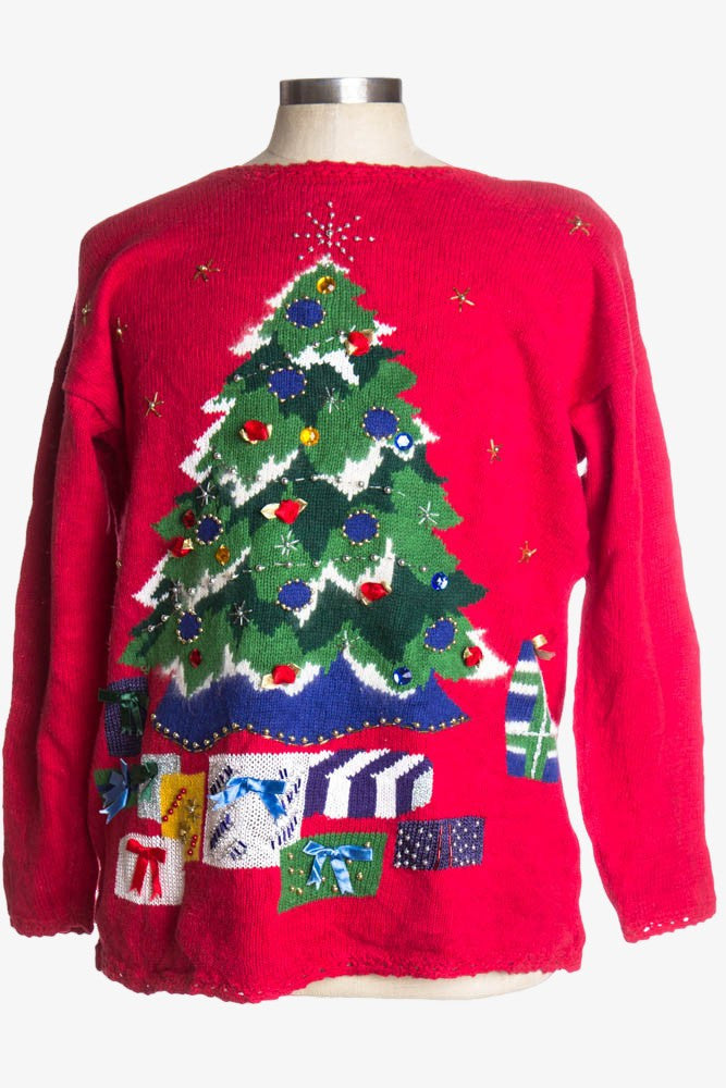 Red Ugly Christmas Pullover 37149