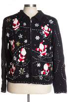 Black Ugly Christmas Cardigan 37188