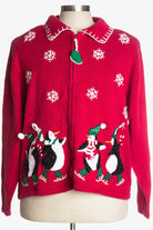 Red Ugly Christmas Cardigan 37197