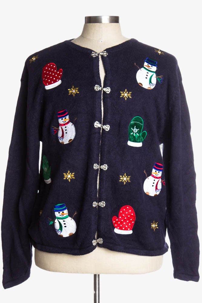 Blue Ugly Christmas Cardigan 37220
