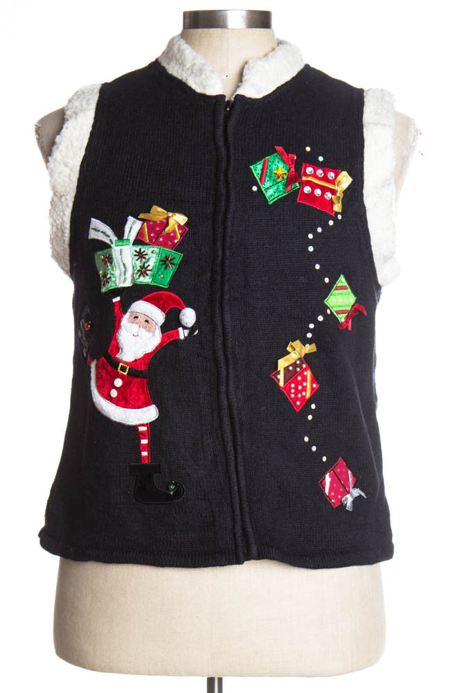 Black Ugly Christmas Vest 37235