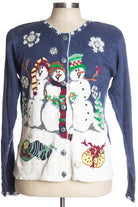 Blue Ugly Christmas Cardigan 37306