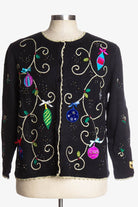 Black Ugly Christmas Cardigan 37335
