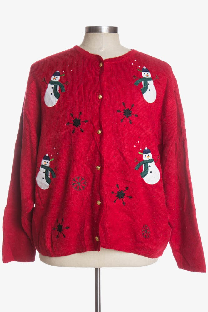 Red Ugly Christmas Cardigan 37399