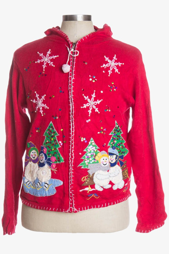 Red Ugly Christmas Cardigan 37418