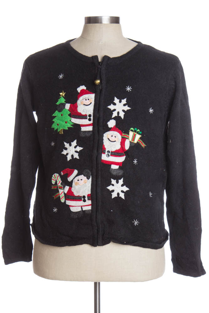 Black Ugly Christmas Cardigan 37446