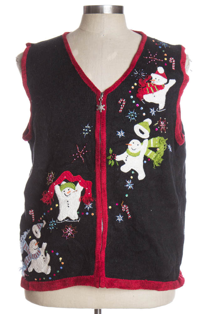 Black Ugly Christmas Vest 37461