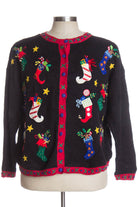 Black Ugly Christmas Cardigan 37513