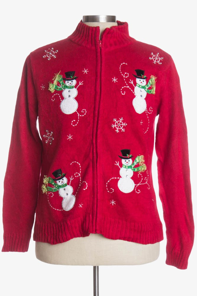 Red Ugly Christmas Cardigan 37574