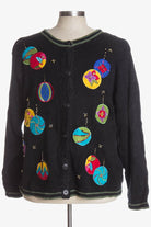 Black Ugly Christmas Cardigan 37580