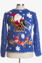 Blue Ugly Christmas Cardigan 37584