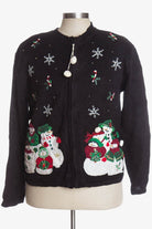 Black Ugly Christmas Cardigan 37613
