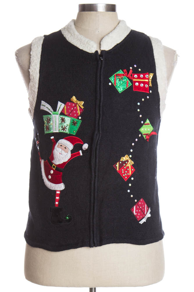 Black Ugly Christmas Vest 37643