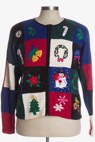 Multicolor Ugly Christmas Cardigan 37809