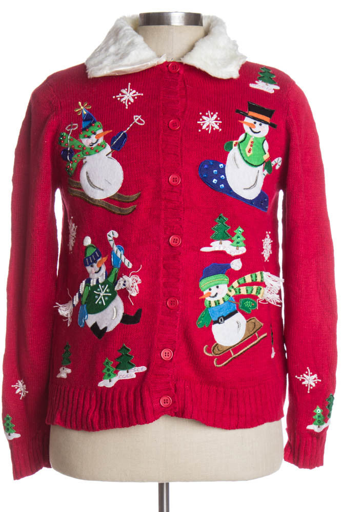 Red Ugly Christmas Cardigan 37863