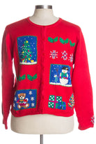 Red Ugly Christmas Cardigan 38053