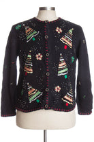 Black Ugly Christmas Cardigan 38057