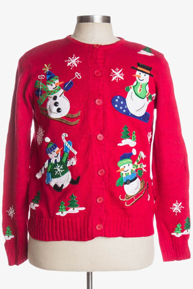 Red Ugly Christmas Cardigan 38074