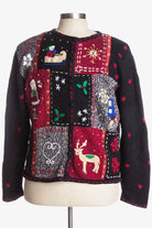 Black Ugly Christmas Cardigan 38100