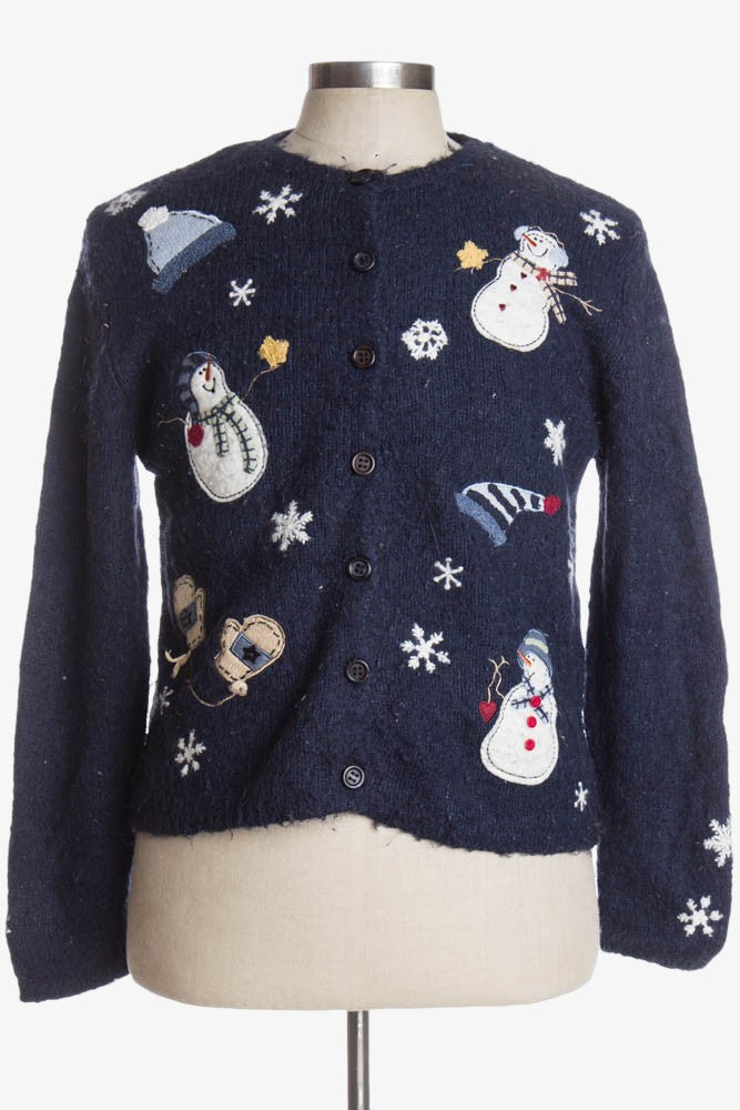 Blue Ugly Christmas Cardigan 38201