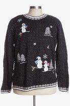 Black Ugly Christmas Cardigan 38207
