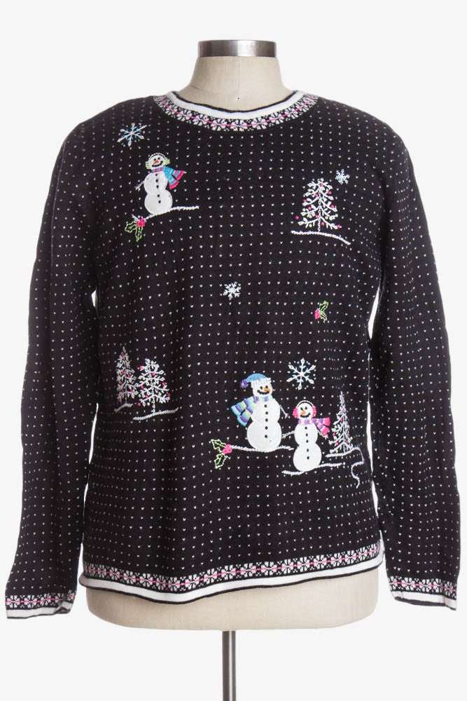 Black Ugly Christmas Cardigan 38207