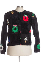 Black Ugly Christmas Cardigan 38237