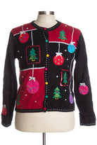 Black Ugly Christmas Cardigan 38388