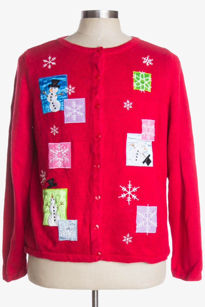 Red Ugly Christmas Cardigan 38405