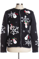 Black Ugly Christmas Cardigan 38407
