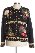 Black Ugly Christmas Cardigan 38444