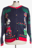Blue Ugly Christmas Cardigan 38468