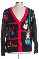 Black Ugly Christmas Cardigan 38505