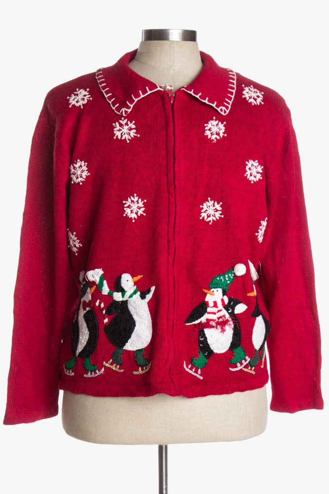 Red Ugly Christmas Cardigan 38521