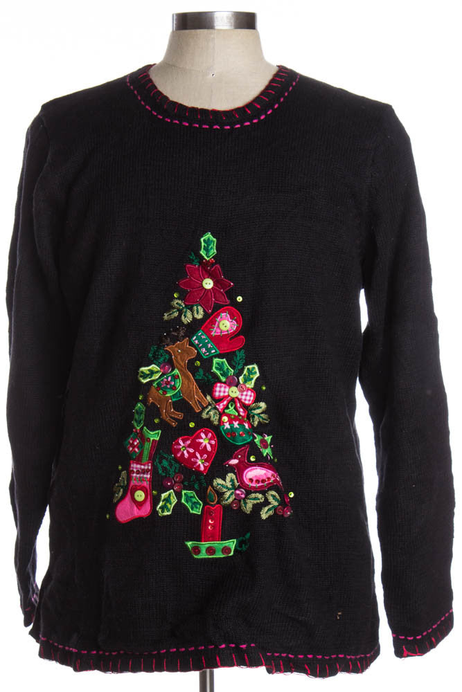 Black Ugly Christmas Pullover 38542