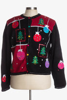 Black Ugly Christmas Cardigan 38552