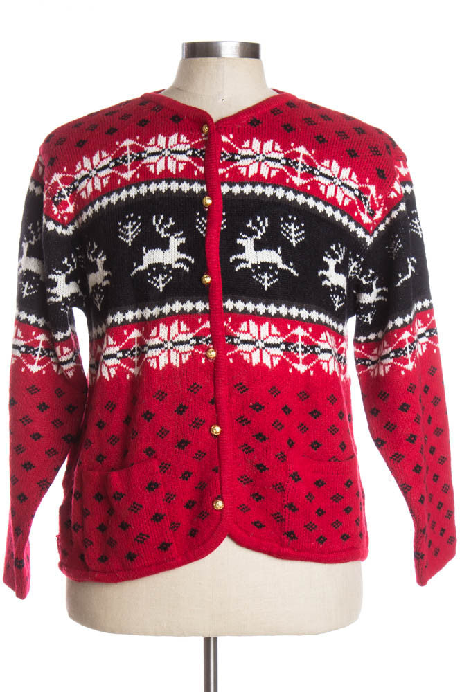 Red Ugly Christmas Cardigan 38606