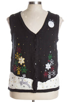 Black Ugly Christmas Vest 38626