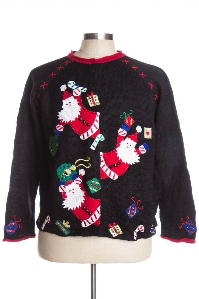 Black Ugly Christmas Cardigan 38668