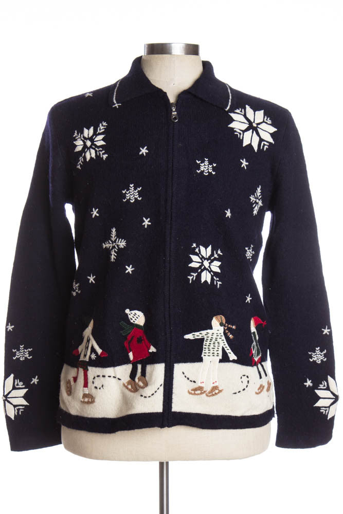 Blue Ugly Christmas Cardigan 38710