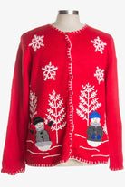 Red Ugly Christmas Cardigan 38735