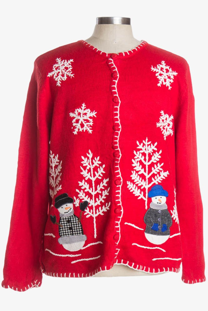 Red Ugly Christmas Cardigan 38735