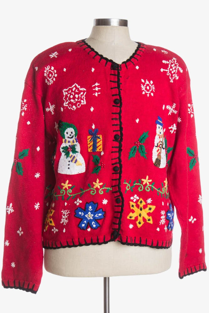 Red Ugly Christmas Cardigan 38750