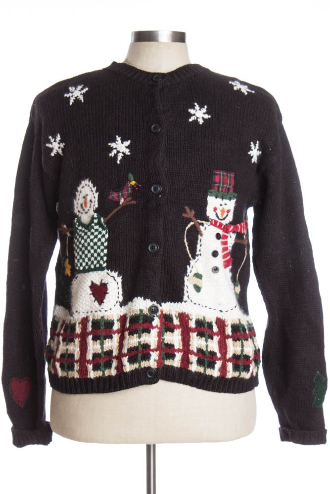 Black Ugly Christmas Cardigan 38758