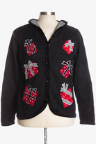 Black Ugly Christmas Cardigan 38774