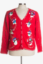 Red Ugly Christmas Cardigan 38802